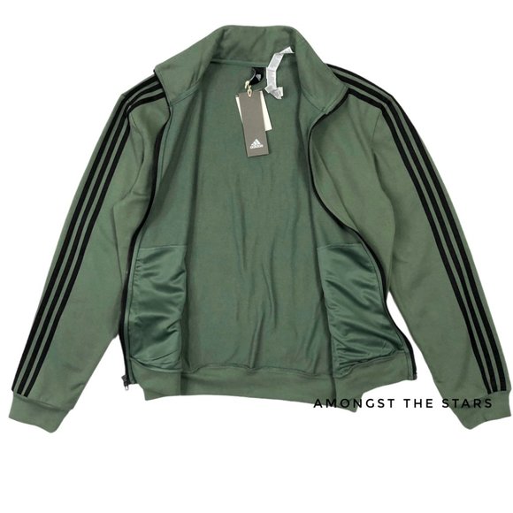adidas Co Relax Ts Green Tracksuit Jacket & Pants - Picture 6 of 16
